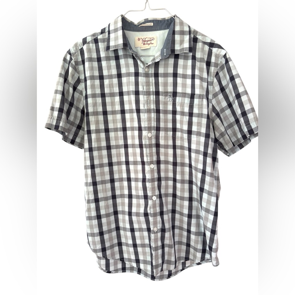 Original Penguin Heritage Slim Button Down Shirt-Men’s Medium